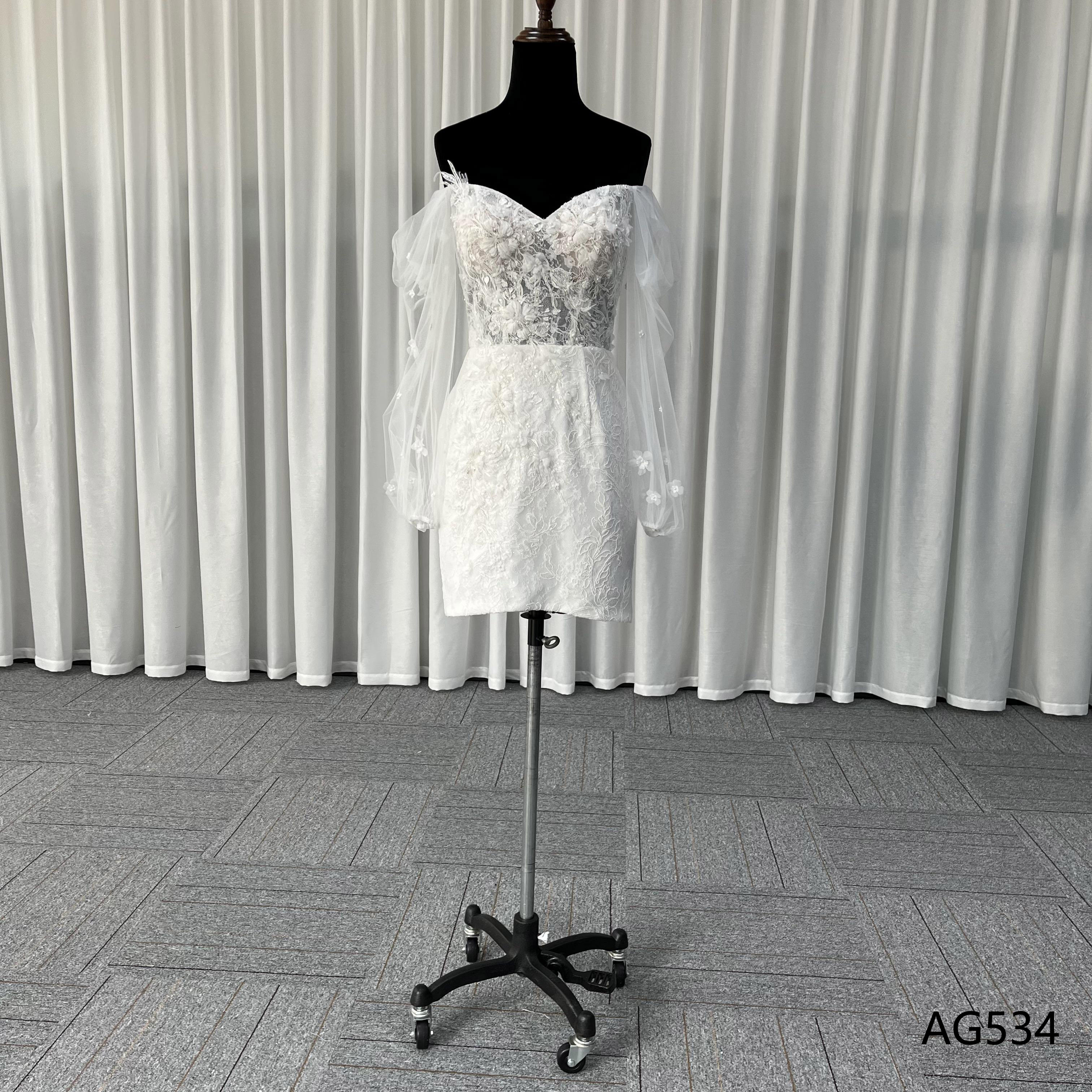 上品　ミニドレス　パーティードレス　ホワイト　花嫁オフショルダー　贅沢お花総レース　可愛い　チャック　2次会前撮りデート