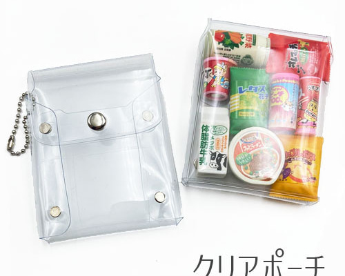 ピカピカ　ハンドメイド　中身が見えるクリアポーチ 通帳ケースサイズ ピカピカ様専用 ハンドメイド 中身が見えるクリアポーチ 通帳