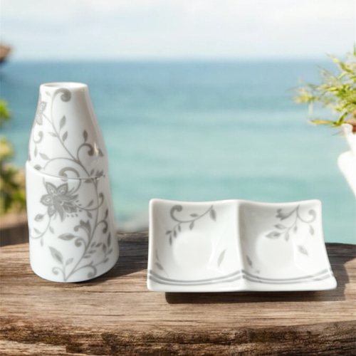 徳利＆お猪口＆おつまみ皿セット♡市販品にはない晩酌セット