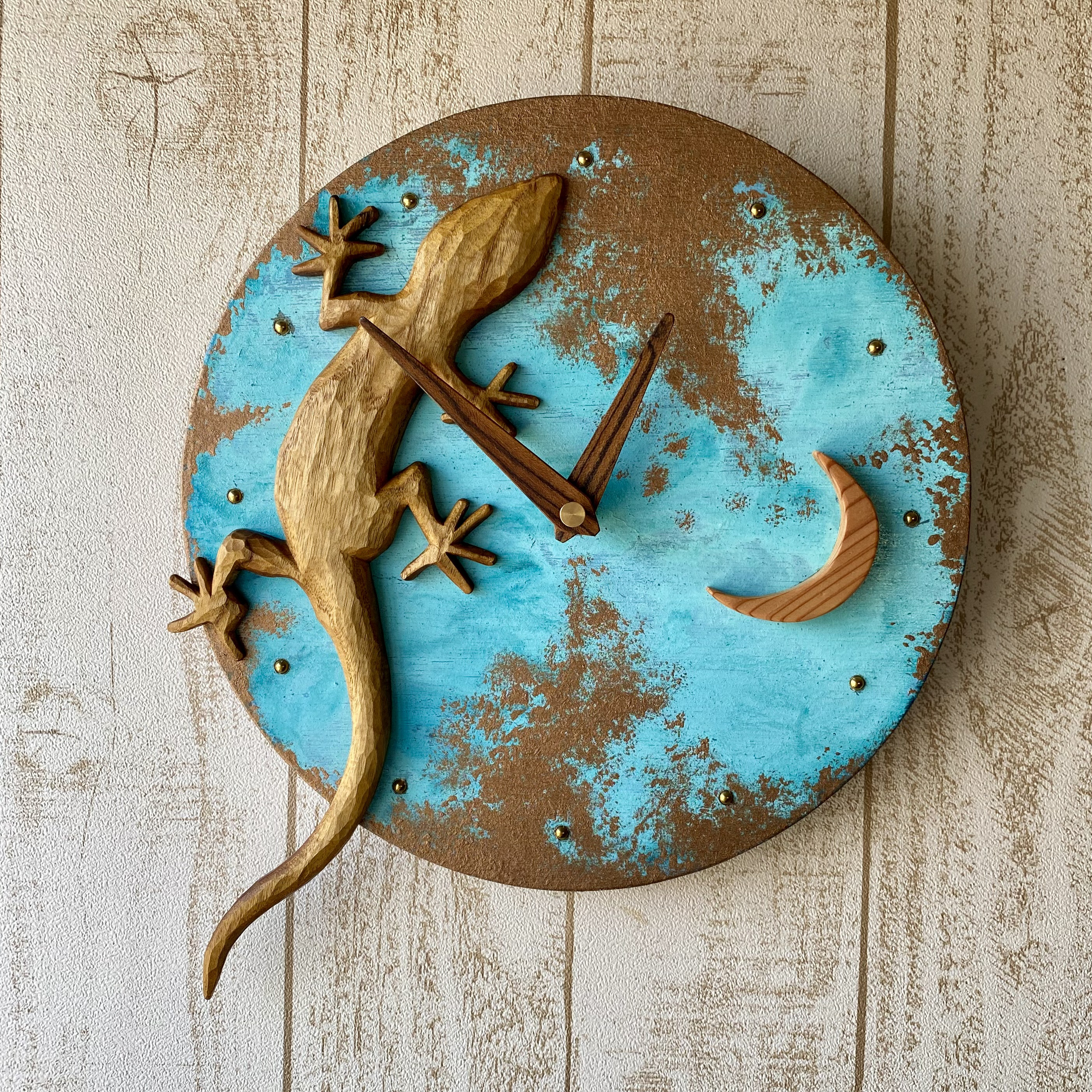 gecko wall clock mulberry tree 25023042