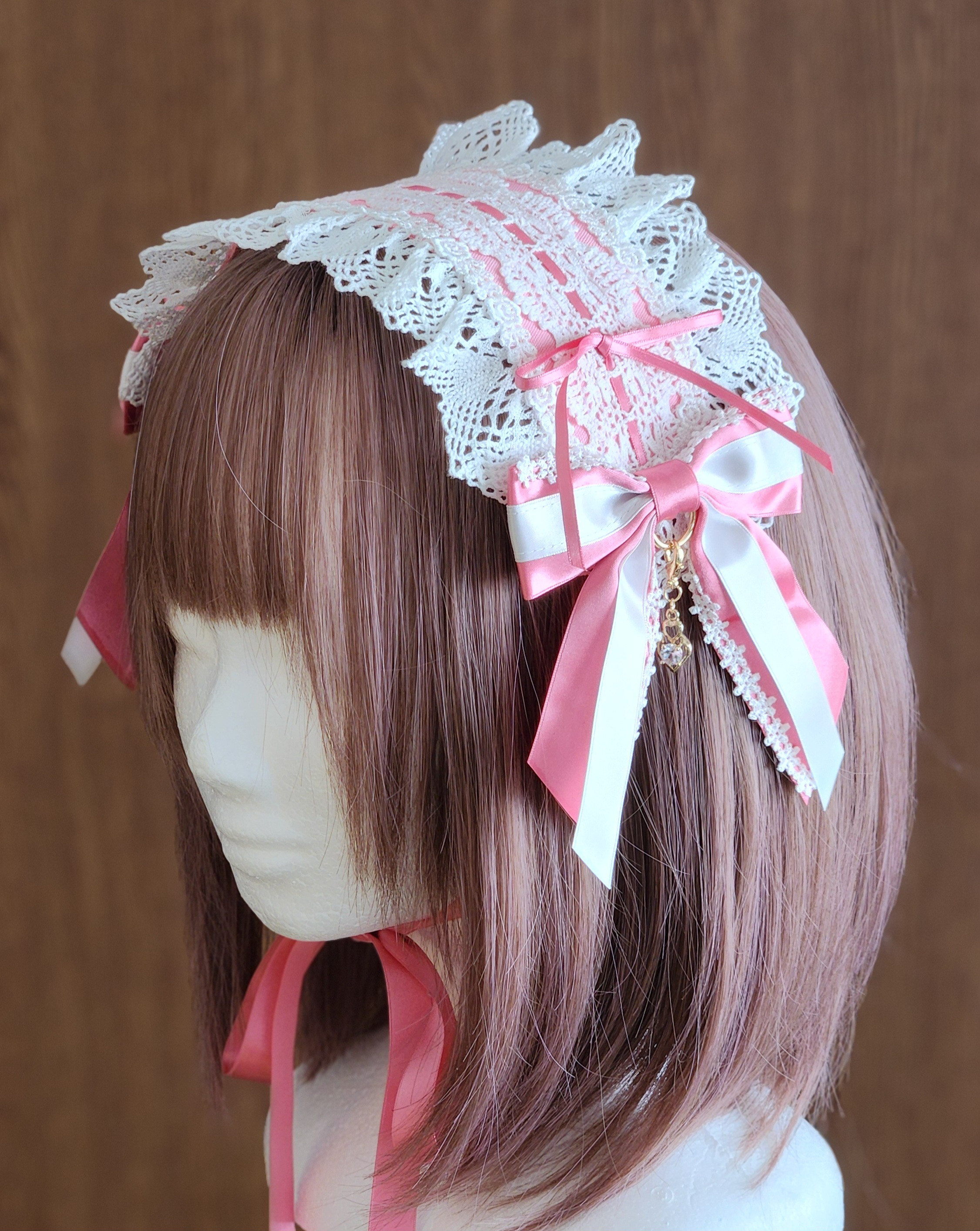 メリイメロウヘッドドレス　(ピンク)
