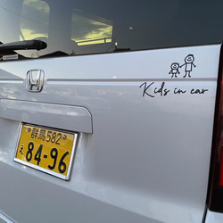 【選べるイラスト②】　ベビーインカー　キッズインカー　イラスト　海外風　おしゃれ　車　カーサイン　転写　ステッカー 5枚目の画像