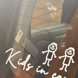 【選べるイラスト②】　ベビーインカー　キッズインカー　イラスト　海外風　おしゃれ　車　カーサイン　転写　ステッカー 6枚目の画像