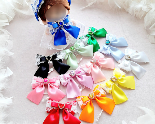 ちびぬい　衣装　ぬいぐるみ　赤　フリル　リボン d01d4633b5b505fc271fc391016e08