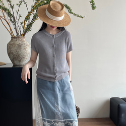 リネンのはおり   ハンドメイド 40/1強撚糸 ハードマンズリネン[085085-2036] | STYLEM FABRIC STORE