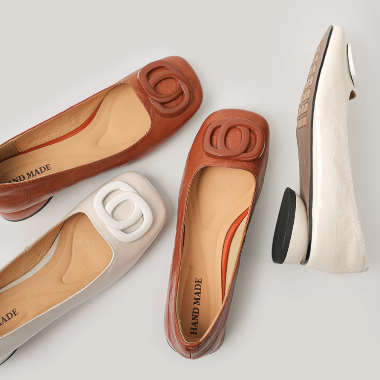 キャラメル パンプス ベージュ パンプス 女性 かわいい 靴 カジュアルシューズ 美脚靴 シューズ 滑り止め 25.5