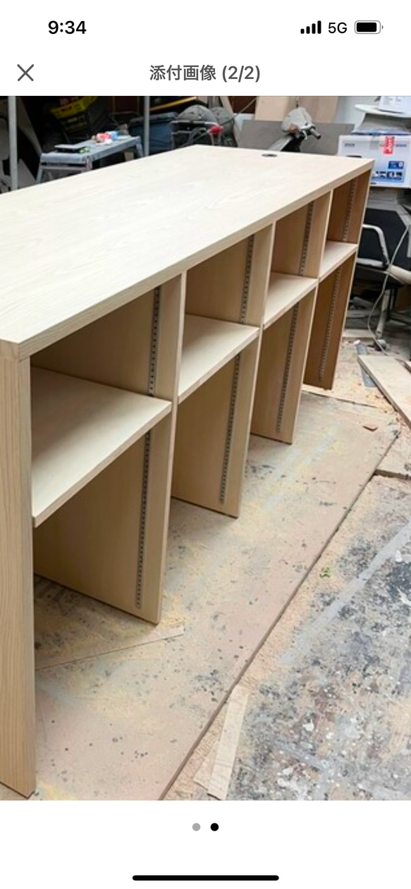 フルオーダーのレジカウンター