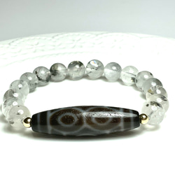 ⭐︎【極上品】天然 マルチカラー　クンツァイト ブレスレット 15.5mm ⭐︎【極上品】天然 マルチカラークンツァイト ブレスレット 15.5mm