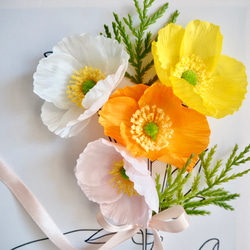 キャンバスの中の花束〜ポピー〜 9枚目の画像