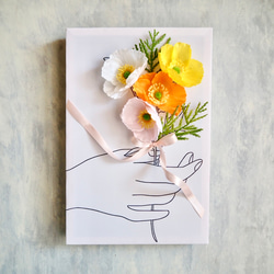 キャンバスの中の花束〜ポピー〜 2枚目の画像