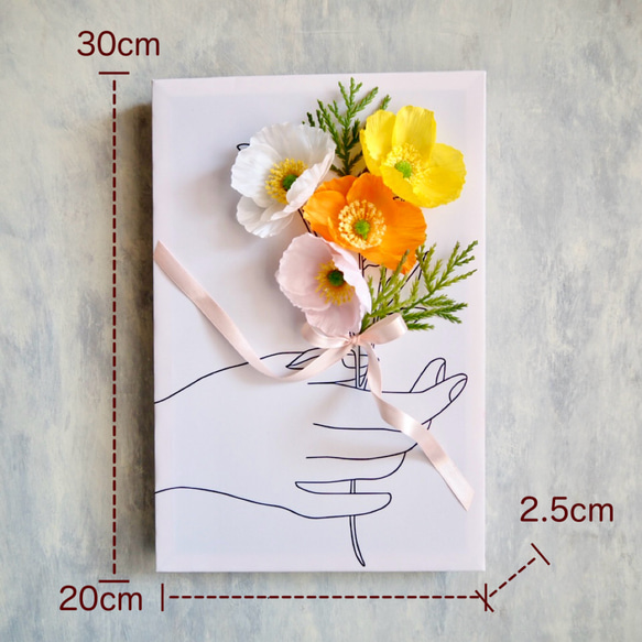 キャンバスの中の花束〜ポピー〜 14枚目の画像