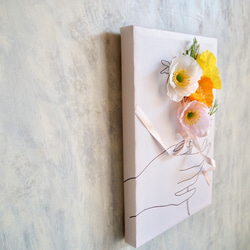 キャンバスの中の花束〜ポピー〜 6枚目の画像