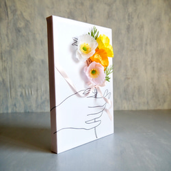 キャンバスの中の花束〜ポピー〜 12枚目の画像