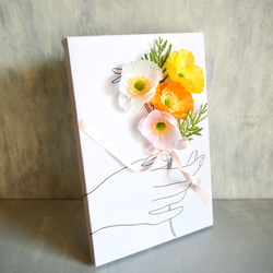 キャンバスの中の花束〜ポピー〜 3枚目の画像