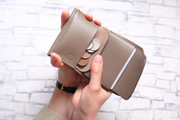 全てが入るミニ財布　ブラック 5枚目の画像