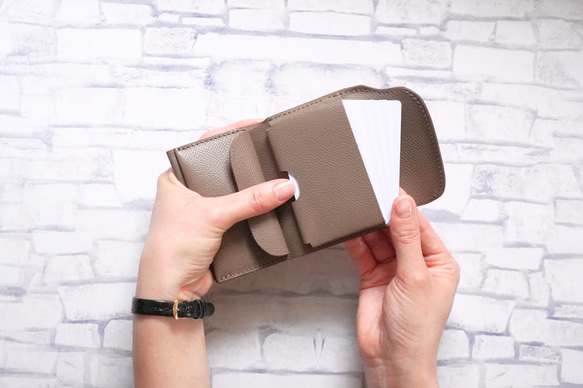 全てが入るミニ財布　ブラック 3枚目の画像