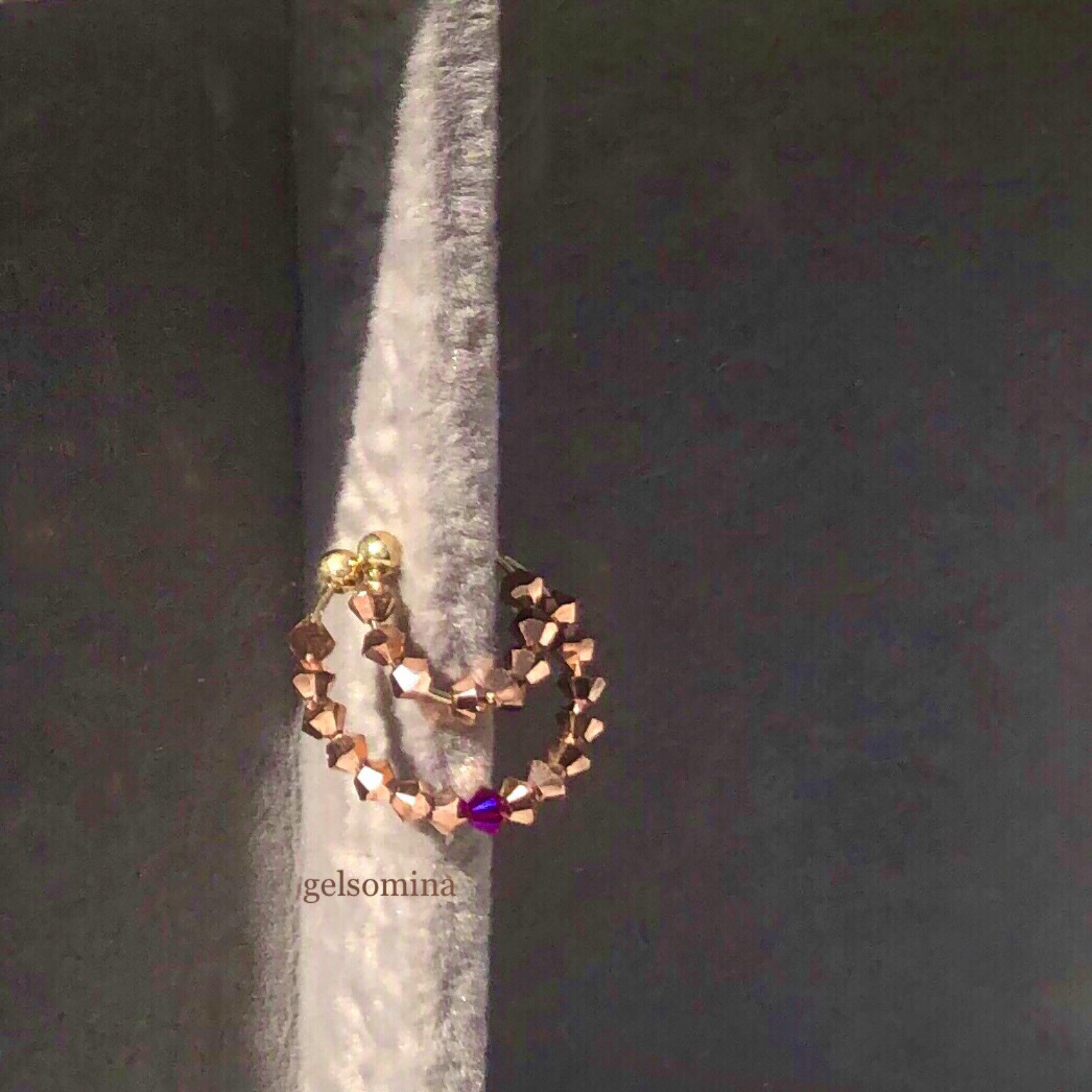 ★Crescent Moon | Anniversary Champagne★イヤーカフ 片耳