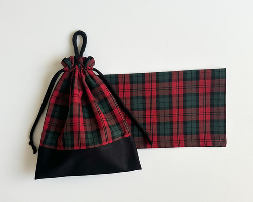 チェック/ドット】ランチョンマット 巾着袋 オーダーページ