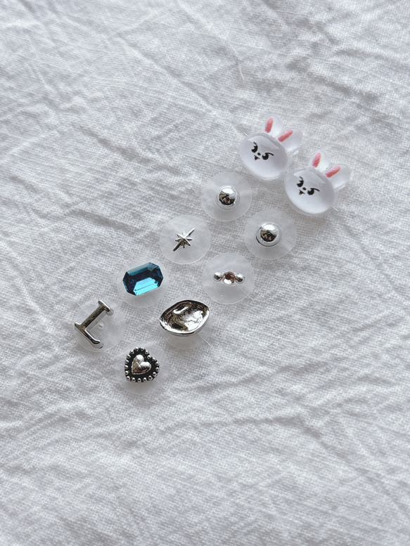 耳つぼジュエリー 10粒 スキズー 推し活 推しカラー ソンムル 耳ツボ