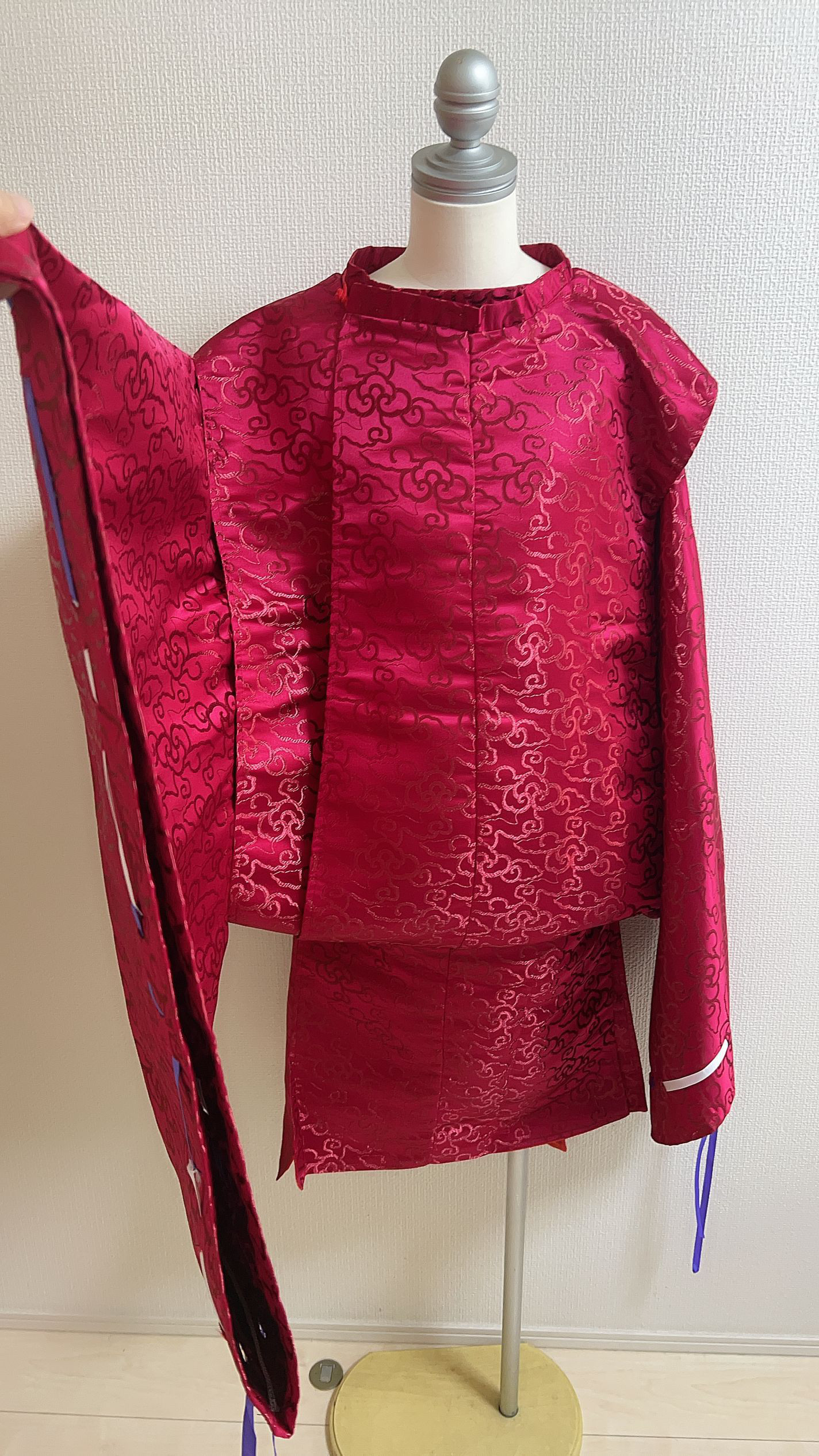 コスチューム　狩衣 神職 装束 神社 神具 神職装束 平安装束 神主 神社 袴 狩衣　舞台ステージ 時代劇　赤