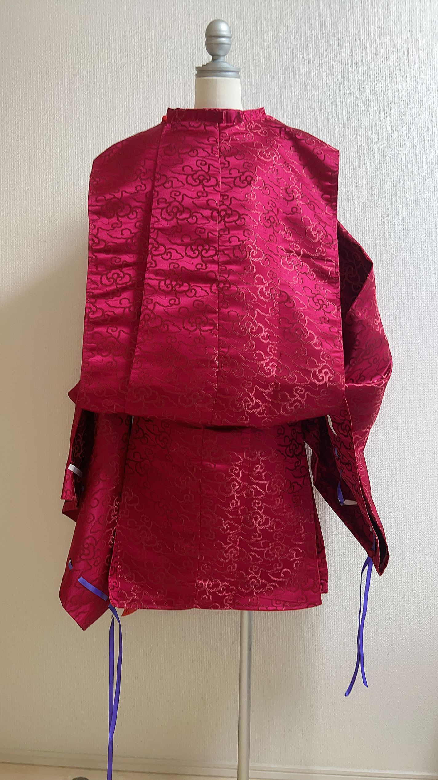 コスチューム　狩衣 神職 装束 神社 神具 神職装束 平安装束 神主 神社 袴 狩衣　舞台ステージ 時代劇　赤