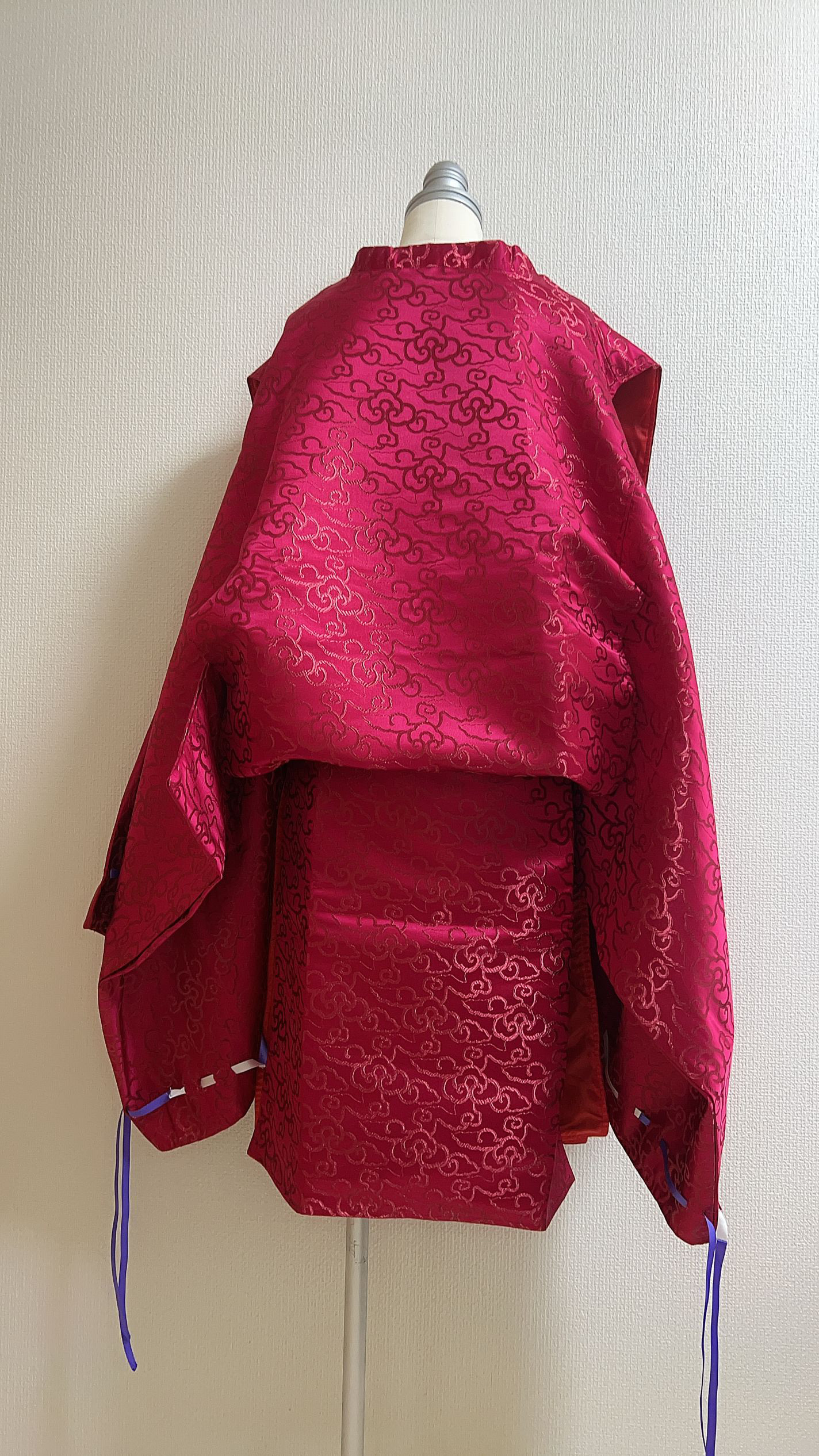 コスチューム　狩衣 神職 装束 神社 神具 神職装束 平安装束 神主 神社 袴 狩衣　舞台ステージ 時代劇　赤