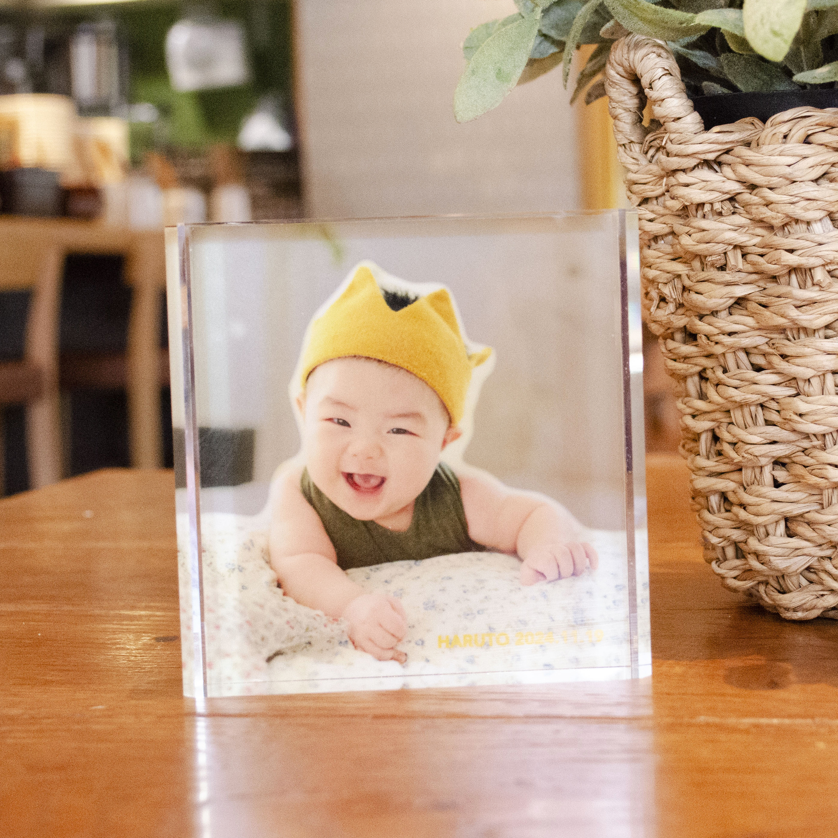 【うちの子グッズ】写真からつくる こどもアクリルフォトブロック