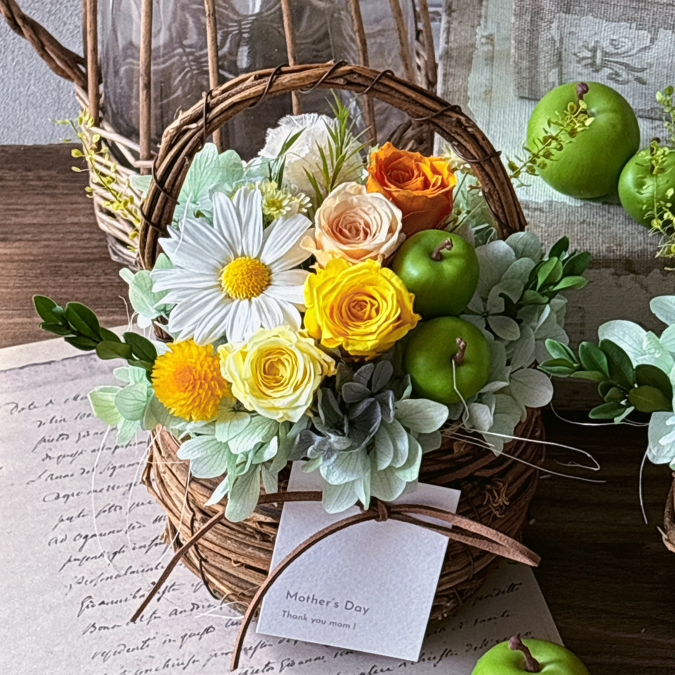 超特大サイズ ロココ調フラワーアレンジメント マロングラッセ