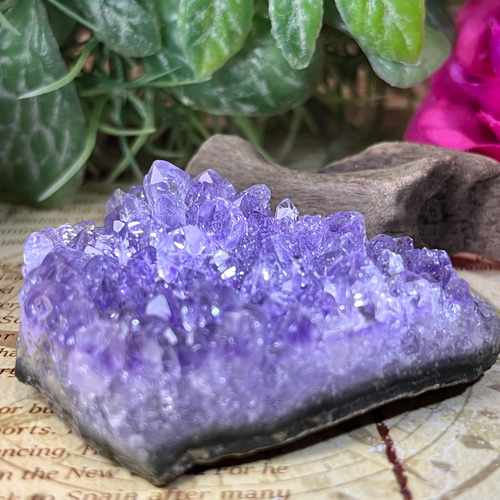 ✨紫の煌めきパワー✨ウルグアイ産 ファントム アメジストクラスター 天然石 原石 天然石 ファントムアメジスト クラスター ✨紫の煌めきパワー