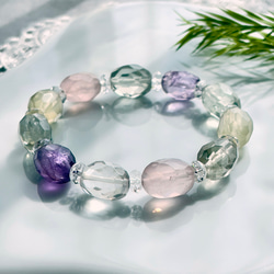 ブラジル産 サンタマリアアクアマリンブレス ブレスレット Himal