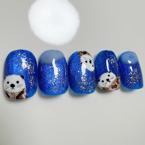 ラッコ ラッコネイル 海ネイル ネイルチップ ネイルチップ（つけ爪