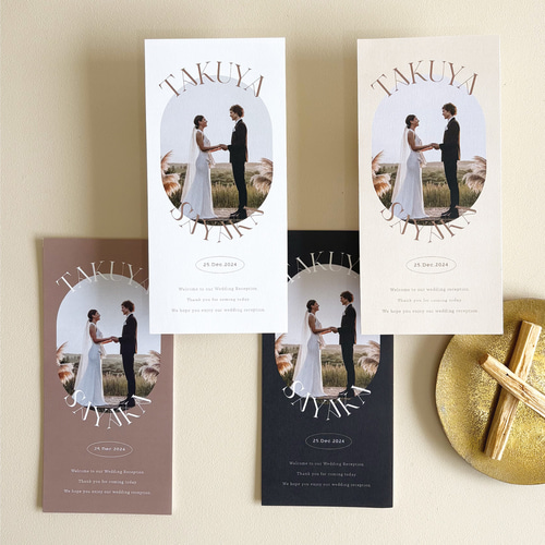 結婚式メニュー表「ナチュール」 | ペーパーアイテム専門店 Blue&White