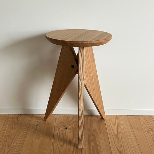 ひまわりページです！！　　　　　ハンドメイドスツール log stool #1 アウトドアにもインテリアにも使える無垢材使用