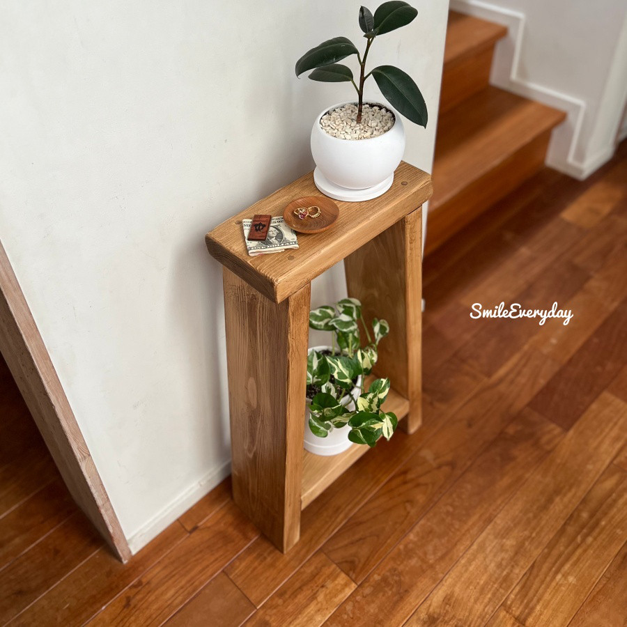 【Creema限定　サイズオーダー】プランタースタンド　椅子　ベンチ　スツール　踏み台　飾り棚　シェルフ