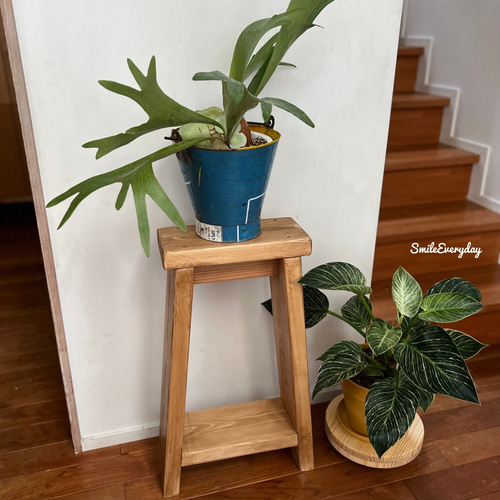 Creema限定 サイズオーダー】プランタースタンド 椅子 ベンチ スツール