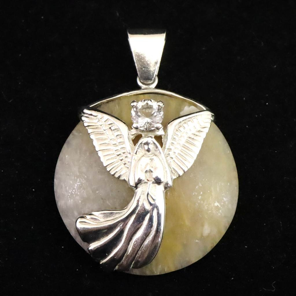 H＆E社 アゼツライトXアスタラライン エンジェル ペンダント  11.1g #77304