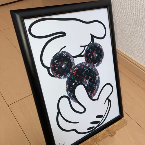 オマージュアートインテリアポスター＃307☆ハンドメイド 版画