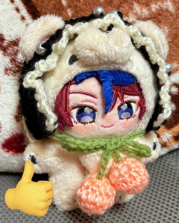 オーダー受付可】いつぬい カチューシャ ヘッドドレス 10-15cmぬい