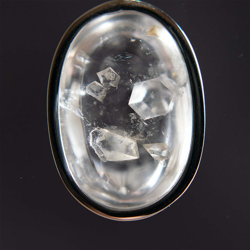 クォーツインクォーツ（貫入水晶）ペンダントトップ No.2☆silver925