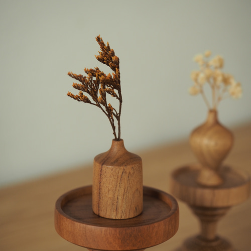 rebmob木工 作品 キツツキ 一輪挿し 花器 花瓶 うつわ 作家もの