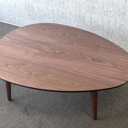 花柄こたつテーブルウォールナット90丸日本製・ヒーター付き 花柄こたつテーブルウォールナット90丸日本製・ヒーター付き