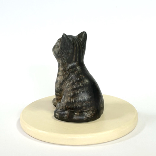 キジトラ猫の置物 招き猫 猫ハウス 通販 19100106｜Creema(クリーマ