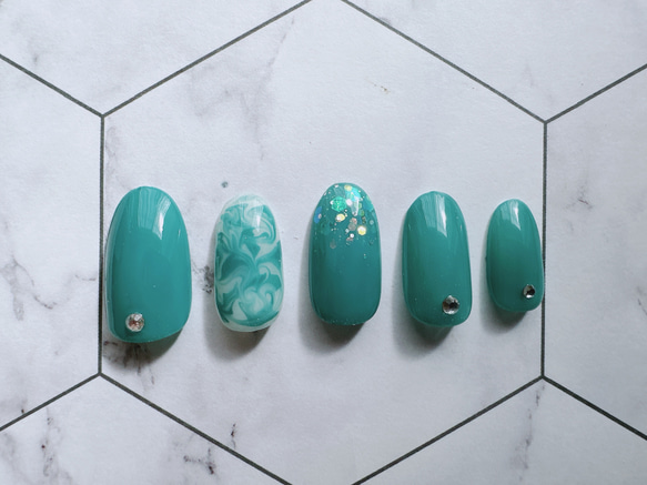 ネイルチップ ホライゾングリーンネイル ネイルチップ（つけ爪） Neil