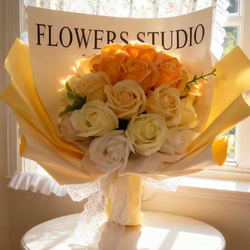 7色選べる枯れないお花 ソープフラワー 花束 誕生日プレゼント ギフト