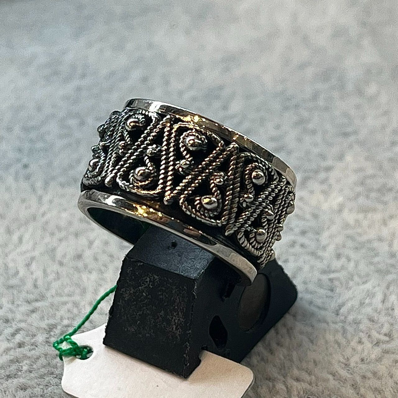 シルバーリング 回転リング 蛇 ヘビ ハンドメイド メンズ 指輪  シルバー13号 1点もの レディース ユニセックス