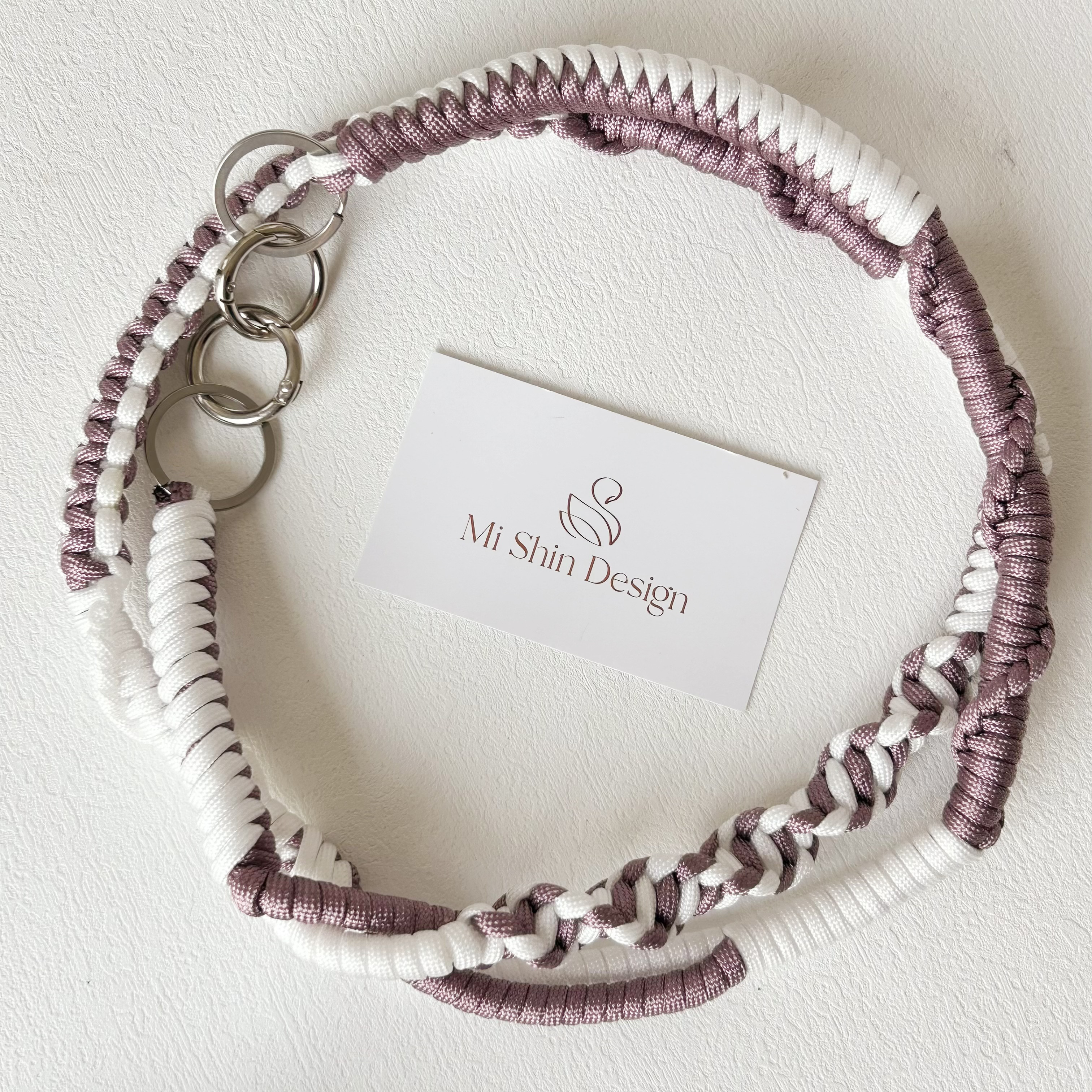 【受注制作】2色　ユニセックス　2色編み　スマホストラップ スマホショルダー　ストラップ　ショルダーストラップ