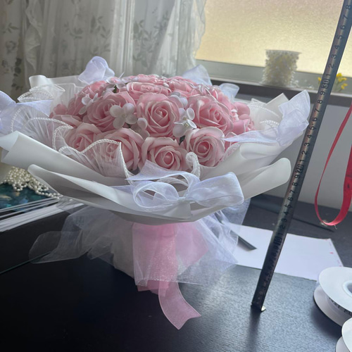 初登場豪華枯れないお花フラワー花束バラソープフラワーインテリア造花