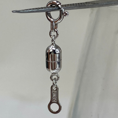 k18WG AU750 18金　ホワイトゴールド ミニマグネットクラスプ k18 AU750 18金 イエローゴールド ホワイトゴールド ミニマグネット