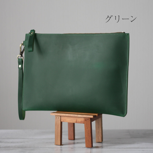 本革 オイルレザークラッチバッグ シンプル セカンドバッグ メンズ