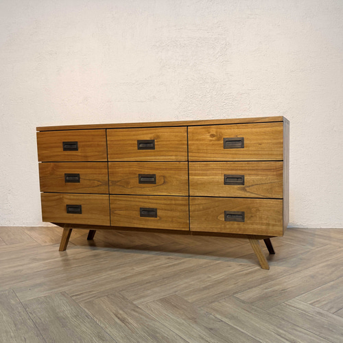 シャビーシック ヴィンテージ チェスト ドロワー 引き出し 9杯